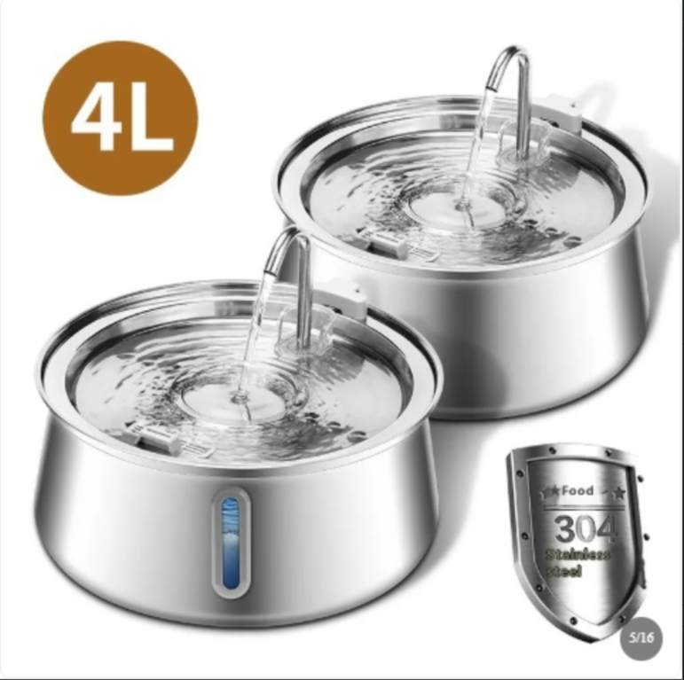 Pet Stainless Steel Water Dispenser photo 2