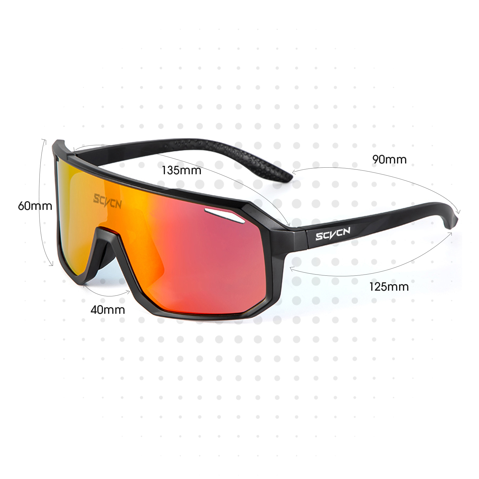 SCVCN Cycling Glasses, Sports Sunglasses, Outdoor Men's And Women's Running, Mountain Bike Wind Glasses, Protective Goggles photo 3