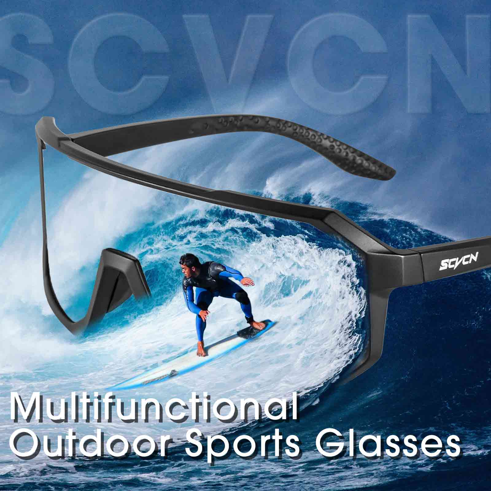 SCVCN Cycling Glasses, Sports Sunglasses, Outdoor Men's And Women's Running, Mountain Bike Wind Glasses, Protective Goggles photo 2